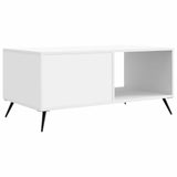 Tavolino da salotto Bianco 90 x 50 x 40 cm Legno ingegnerizzato