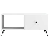 Tavolino da salotto Bianco 90 x 50 x 40 cm Legno ingegnerizzato