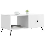Tavolino da salotto Bianco 90 x 50 x 40 cm Legno ingegnerizzato