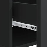 Tavolino da salotto Nero 49 x 50 x 40 cm Legno ingegnerizzato