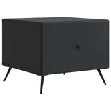 Tavolino da salotto Nero 49 x 50 x 40 cm Legno ingegnerizzato