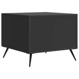 Tavolino da salotto Nero 49 x 50 x 40 cm Legno ingegnerizzato