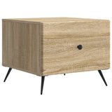 Tavolino da salotto con cassetto Rovere Sonoma 49 x 50 x 40 cm