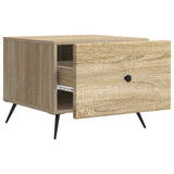 Tavolino da salotto con cassetto Rovere Sonoma 49 x 50 x 40 cm