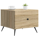 Tavolino da salotto con cassetto Rovere Sonoma 49 x 50 x 40 cm