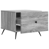 Tavolino da salotto con cassetto Grigio Sonoma 49 x 50 x 40 cm