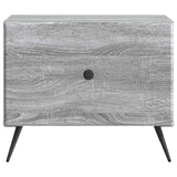 Tavolino da salotto con cassetto Grigio Sonoma 49 x 50 x 40 cm