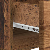 Tavolino da salotto con cassetto Legno antico 49 x 50 x 40 cm