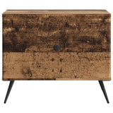Tavolino da salotto con cassetto Legno antico 49 x 50 x 40 cm