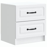 Armadio da Notte con cassetto Bianco 43 x 34,5 x 44,5 cm
