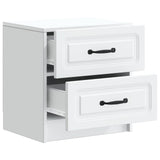 Armadio da Notte con cassetto Bianco 43 x 34,5 x 44,5 cm