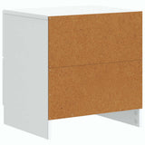 Armadio da Notte con cassetto Bianco 43 x 34,5 x 44,5 cm
