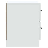 Armadio da Notte con cassetto Bianco 43 x 34,5 x 44,5 cm