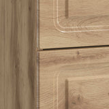 Armadio da Notte 2 pcs Rovere Artigianale 43 x 34,5 x 44,5 cm
