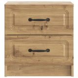 Armadio da Notte 2 pcs Rovere Artigianale 43 x 34,5 x 44,5 cm