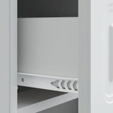 Armadio da Notte Bianco 43 x 41 x 63,5 cm Legno ingegnerizzato