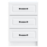 Armadio da Notte Bianco 43 x 41 x 63,5 cm Legno ingegnerizzato