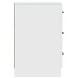 Armadio da Notte Bianco 43 x 41 x 63,5 cm Legno ingegnerizzato