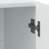 Armadio da Notte Bianco 43 x 34,5 x 47 cm Legno ingegnerizzato