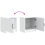 Armadio da Notte Bianco 43 x 34,5 x 47 cm Legno ingegnerizzato
