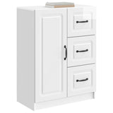 Credenza Bianco Lucido 66 x 34,5 x 87 cm Legno ingegnerizzato