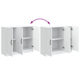 Credenza Bianco 89 x 34,5 x 77 cm Legno ingegnerizzato