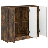 Credenza Rovere Fumo 89 x 34,5 x 77 cm Legno ingegnerizzato