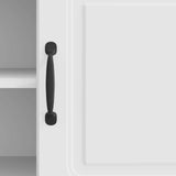 Mobile TV Bianco Lucido 102 x 34,5 x 47 cm Legno ingegnerizzato