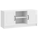 Mobile TV Bianco Lucido 102 x 34,5 x 47 cm Legno ingegnerizzato
