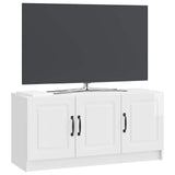 Mobile TV Bianco Lucido 99 x 34,5 x 47 cm Legno ingegnerizzato