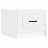 Tavolino da salotto Bianco 49 x 50 x 37 cm Legno ingegnerizzato