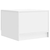 Tavolino da salotto Bianco 49 x 50 x 37 cm Legno ingegnerizzato