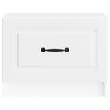 Tavolino da salotto Bianco 49 x 50 x 37 cm Legno ingegnerizzato