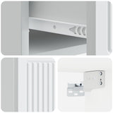 Mobiletto da notte a muro con cassetto Bianco 33 x 34,5 x 20 cm