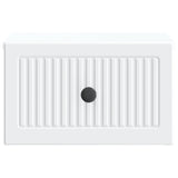 Mobiletto da notte a muro con cassetto Bianco 33 x 34,5 x 20 cm