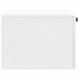 Mobile Porta TV da Muro Bianco Lucido 59,5 x 41 x 30 cm