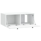 Mobile Porta TV da Muro Bianco 78,5 x 41 x 30 cm