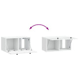Mobile Porta TV da Muro Bianco 59,5 x 31 x 30 cm