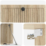 Mobile Porta TV da Muro Rovere Sonoma 78,5 x 31 x 30 cm