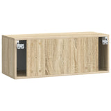 Mobile Porta TV da Muro Rovere Sonoma 78,5 x 31 x 30 cm