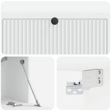 Mobile Porta TV da Muro Bianco 98 x 31 x 30 cm