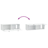 Mobile Porta TV da Muro Bianco 98 x 31 x 30 cm