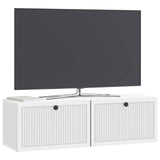 Mobile Porta TV da Muro Bianco 98 x 31 x 30 cm