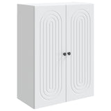 Mobiletto a muro Bianco 66 x 34,5 x 90 cm Legno ingegnerizzato