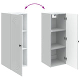 Mobiletto a muro Bianco 33 x 34,5 x 90 cm Legno ingegnerizzato