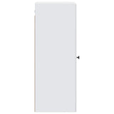 Mobiletto a muro Bianco 33 x 34,5 x 90 cm Legno ingegnerizzato