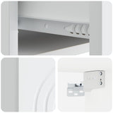 Mobiletto da notte a muro con cassetto Bianco 33 x 34,5 x 20 cm