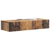 Tavolino da Parete Laterale Legno antico 87,5 x 34,5 x 17 cm