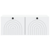 Mobile Porta TV da Muro Bianco 78,5 x 41 x 30 cm