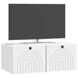 Mobile Porta TV da Muro Bianco 78,5 x 41 x 30 cm